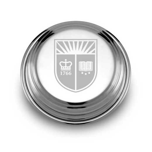 615789218005: Rutgers Univ Pewter Paperweight