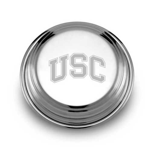 615789997542: Univ of Southern California Pewter Paperweight