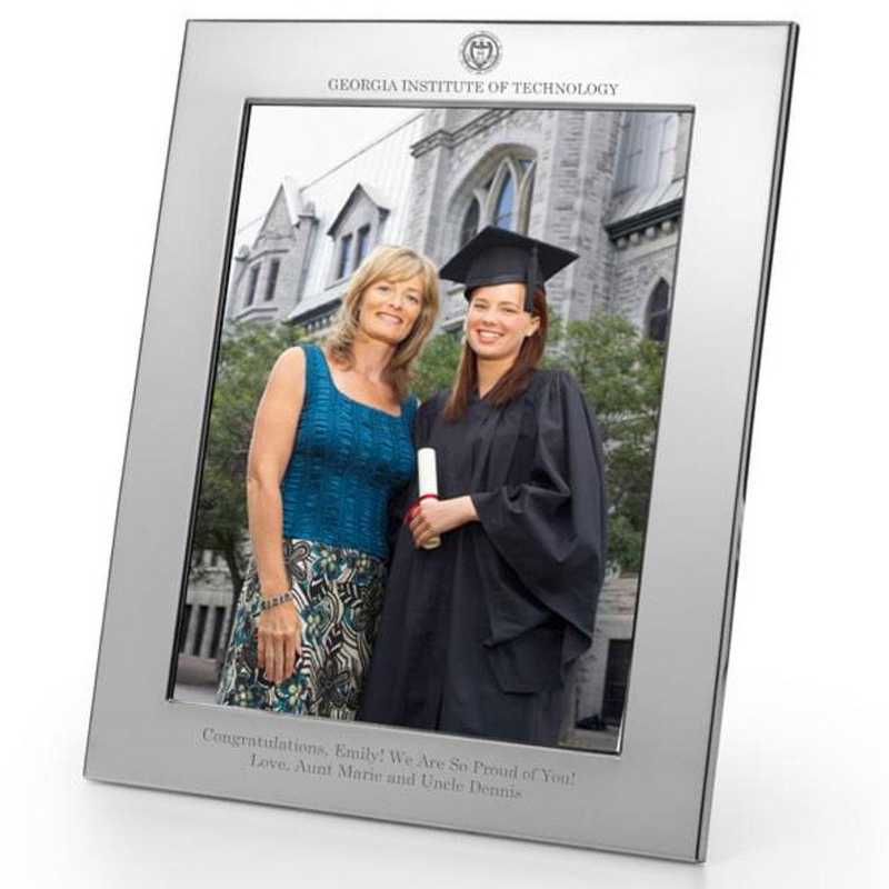 Georgia Tech Polished Pewter 8x10 Picture Frame By M Lahart Co