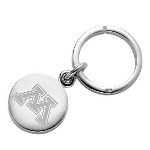 615789484752: Minnesota Sterling Silver Insignia Key Ring