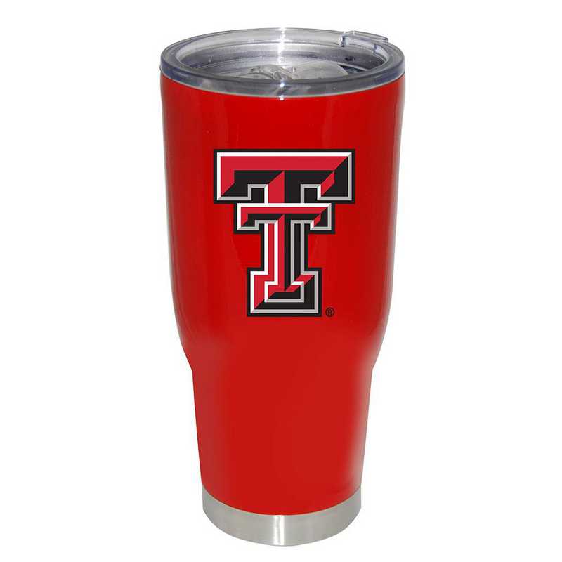 Texas Tech 32oz Stainless Steel Powder Coat Tumbler with Tritan Slider Lid