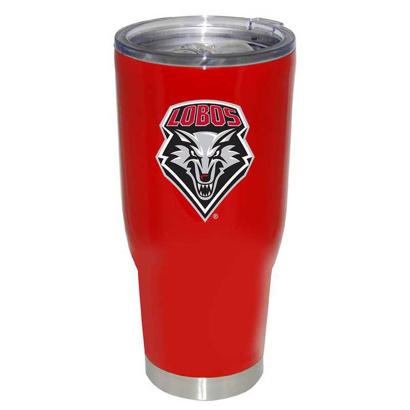 UNM Lobos 16 oz Stainless Steel Coffee Mug with handle