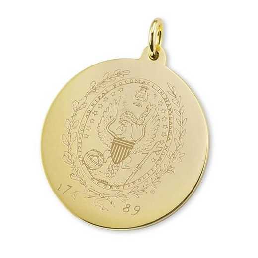 615789110057: Georgetown 14K Gold Charm by M.LaHart & Co.