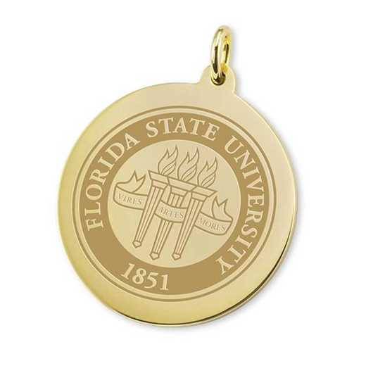 615789207719: Florida State 14K Gold Charm by M.LaHart & Co.
