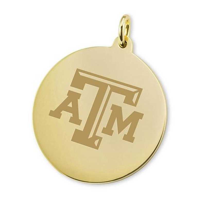 615789215899: Texas A&M 14K Gold Charm by M.LaHart & Co.