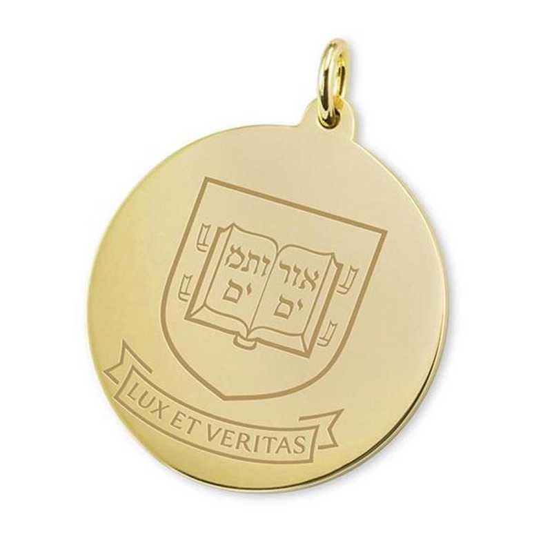 615789489931: Yale 14K Gold Charm by M.LaHart & Co.