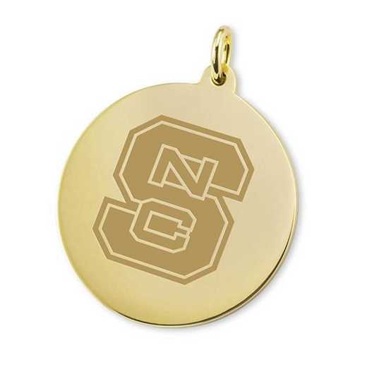 615789549888: NC State 14K Gold Charm by M.LaHart & Co.