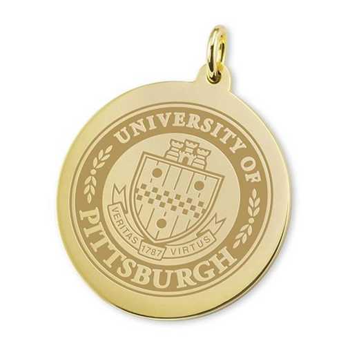 615789553137: Pittsburgh 14K Gold Charm by M.LaHart & Co.