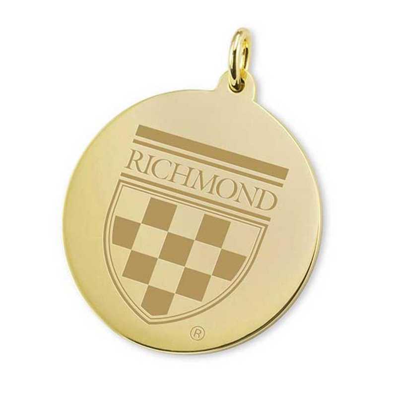 615789898689: University of Richmond 14K Gold Charm by M.LaHart & Co.