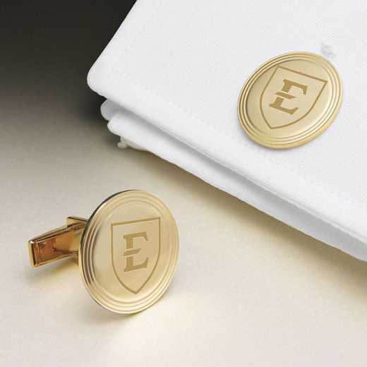 615789206422: East Tennessee St Univ 14K Gld Cufflinks by M.LaHart & Co.