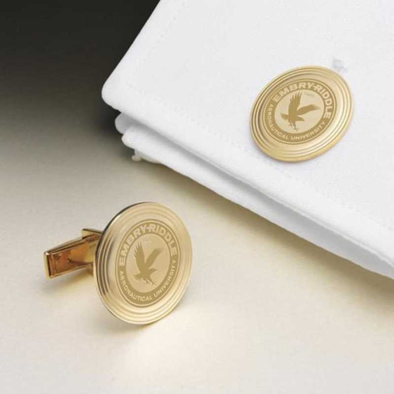 615789262657: Embry-Riddle 14K Gld Cufflinks by M.LaHart & Co.