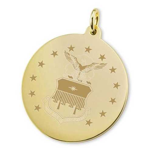 615789071013: Air Force Academy 18K Gold Charm by M.LaHart & Co.