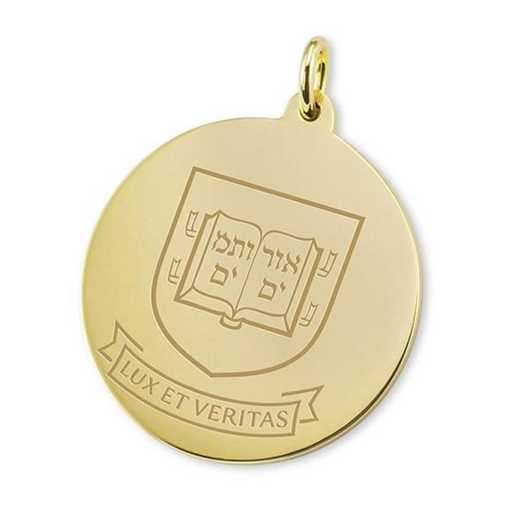 615789274605: Yale 18K Gold Charm by M.LaHart & Co.