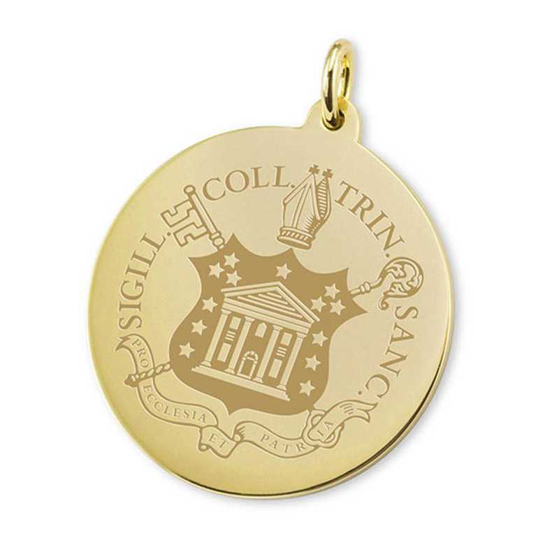 615789518570: Trinity College 18K Gold Charm by M.LaHart & Co.