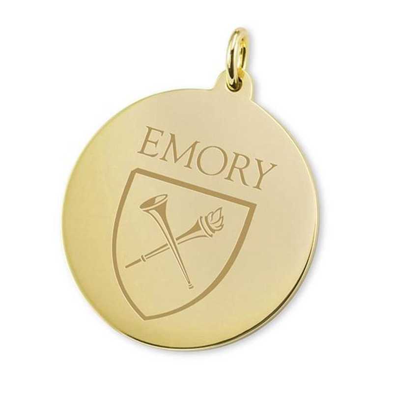 615789576983: Emory 18K Gold Charm by M.LaHart & Co.