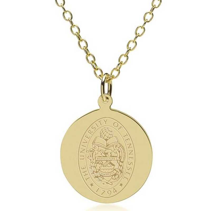 615789642169: Tennessee 18K Gold Pendant & Chain by M.LaHart & Co.