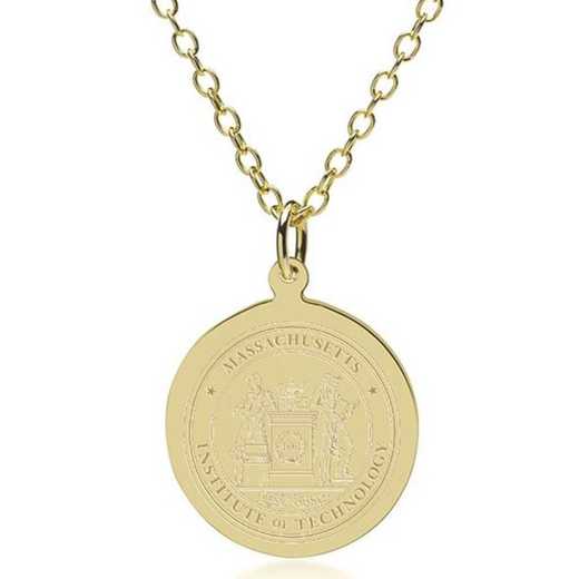 615789814559: MIT 18K Gold Pendant & Chain by M.LaHart & Co.