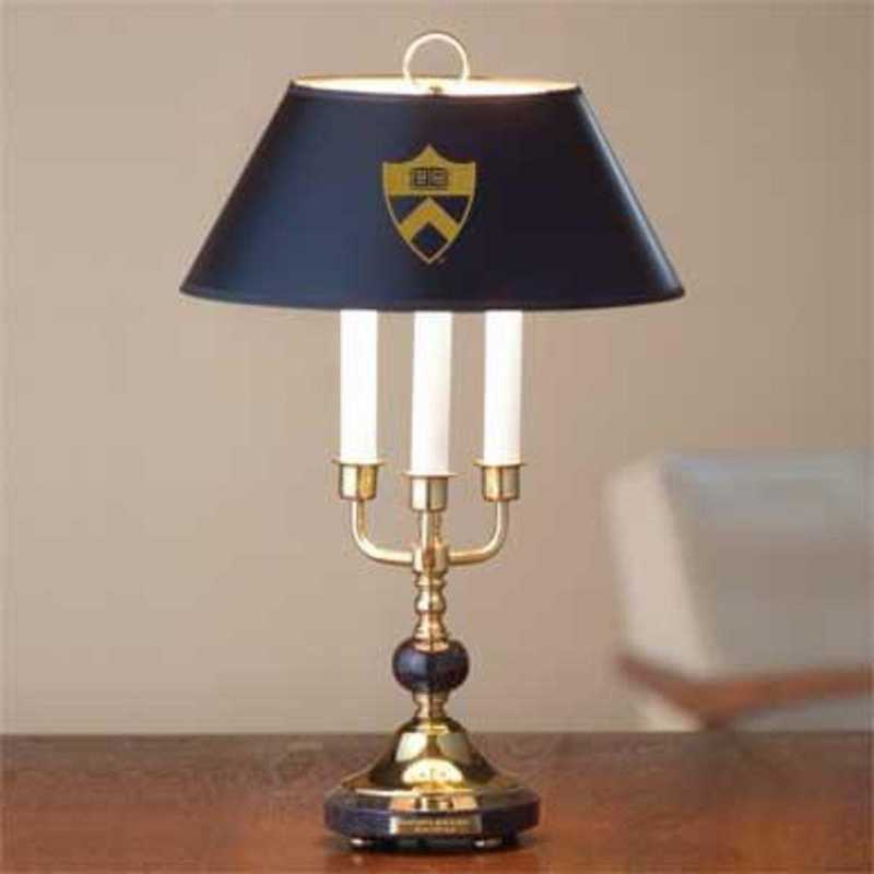 615789645566: Princeton University Lamp in Brass & Marble