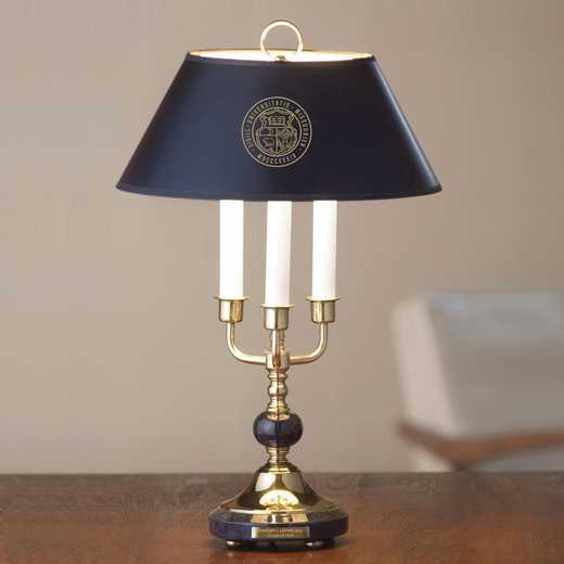 615789685265: University of Missouri Lamp in Brass & Marble