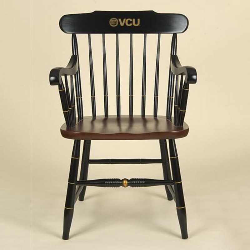 615789186281: Virginia Commonwealth Univ Captain's Chair by Hitchcock