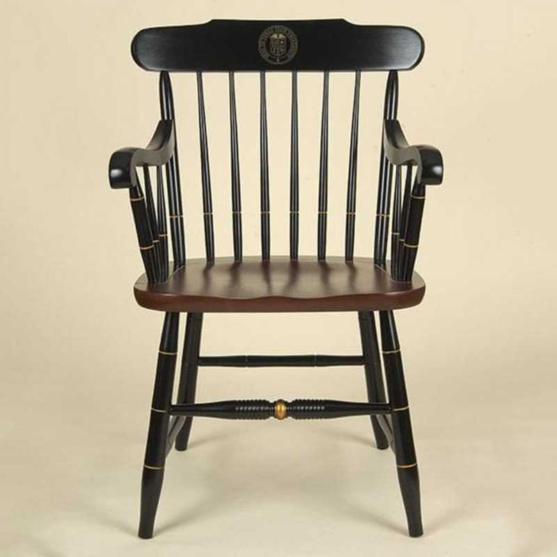 615789503262: Texas Tech Captain's Chair by Hitchcock