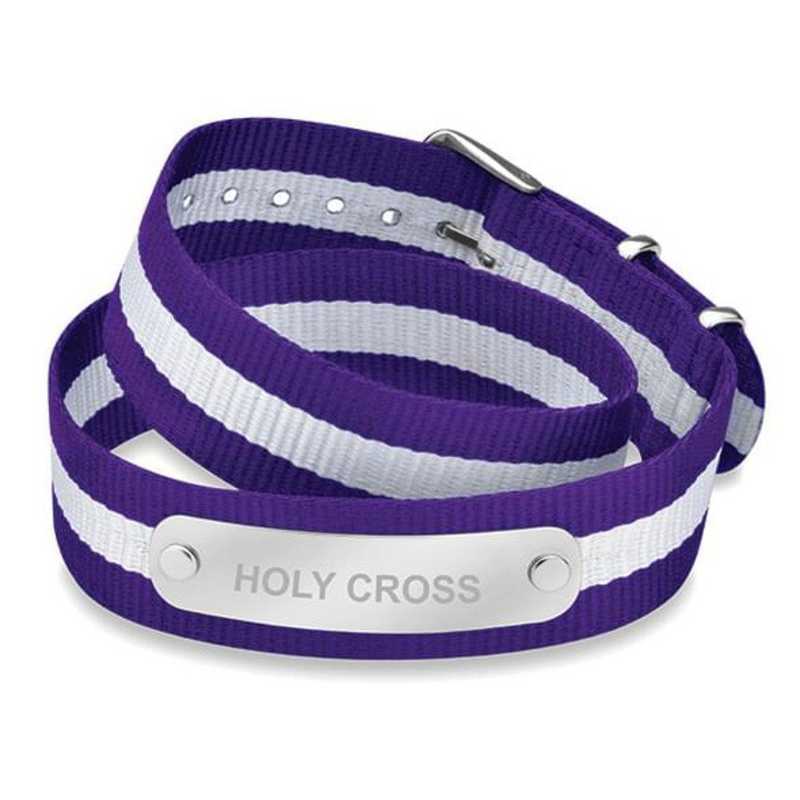 615789406129: Holy Cross (Size-Medium) Double Wrap NATO ID Bracelet
