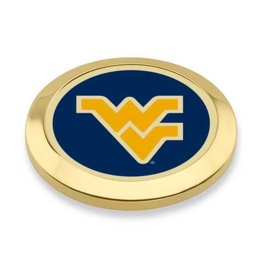 615789870180: West Virginia Univ Enamel Blazer Buttons by M.LaHart & Co.