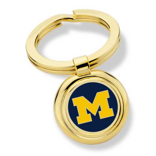 615789235460: University of Michigan Enamel Key Ring by M.LaHart & Co.