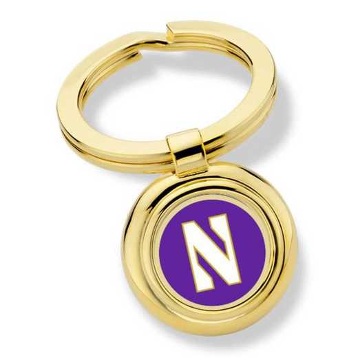 615789505624: Northwestern University Key Ring by M.LaHart & Co.