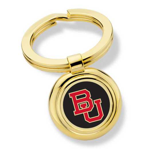 615789749837: Boston University Enamel Key Ring by M.LaHart & Co.