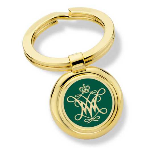 615789944683: College of William & Mary Enamel Key Ring by M.LaHart & Co.