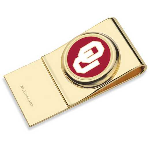 615789268703: Oklahoma Enamel Money Clip