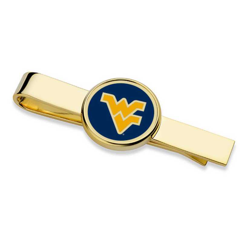 615789303343: West Virginia University Enamel Tie Clip