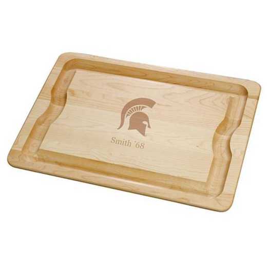 615789674351: Michigan ST Maple Cutting Board by M.LaHart & Co.