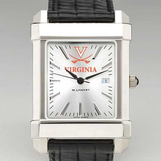 615789788300: Virginia Men's Collegiate Watch W/ Leather Strap