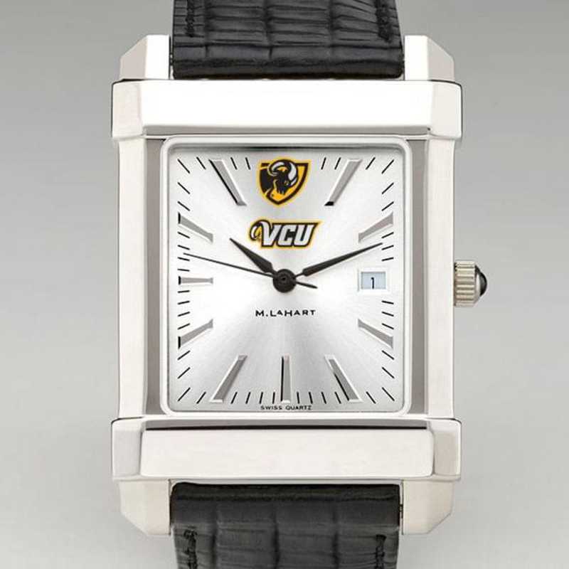 615789920304: VCU Men's Collegiate Watch W/ Leather Strap