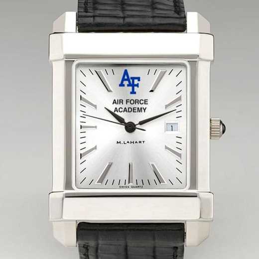 615789949329: Air Force Men's Collegiate Watch W/ Leather Strap