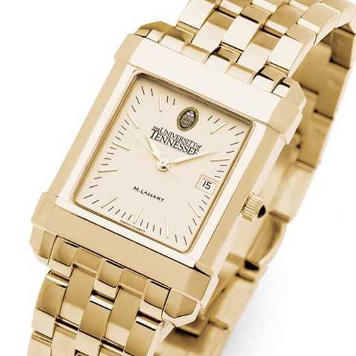 615789074250: Tennessee Men's Gold Quad Watch with Bracelet