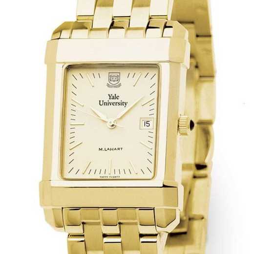 615789410423: Yale Men's Gold Quad Watch with Bracelet