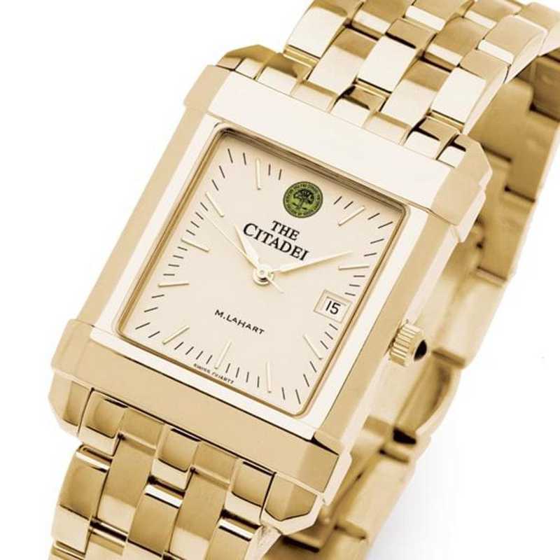 615789736899: Citadel Men's Gold Quad Watch with Bracelet