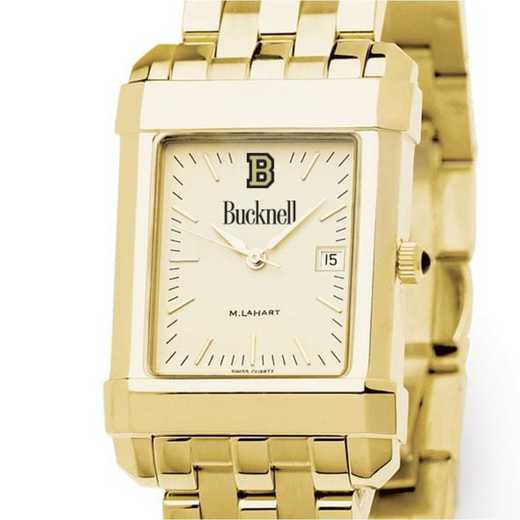 615789803133: Bucknell Men's Gold Quad W/ Bracelet