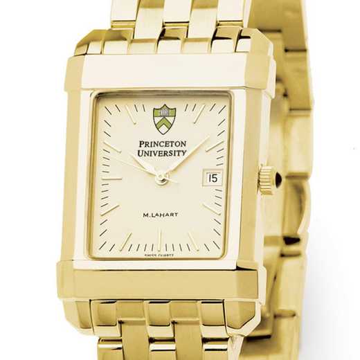 615789827672: Princeton Men's Gold Quad Watch with Bracelet