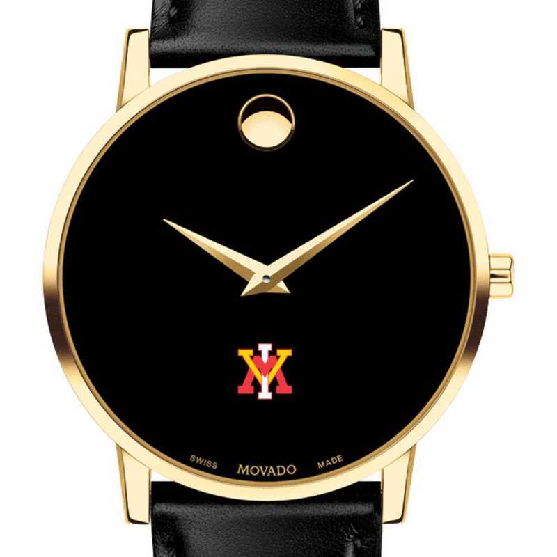 615789760429: VMI Men's Movado Gold Museum Classic Leather