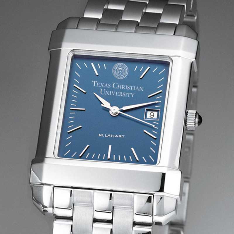 615789411185: TCU Men's Blue Quad Watch with Bracelet
