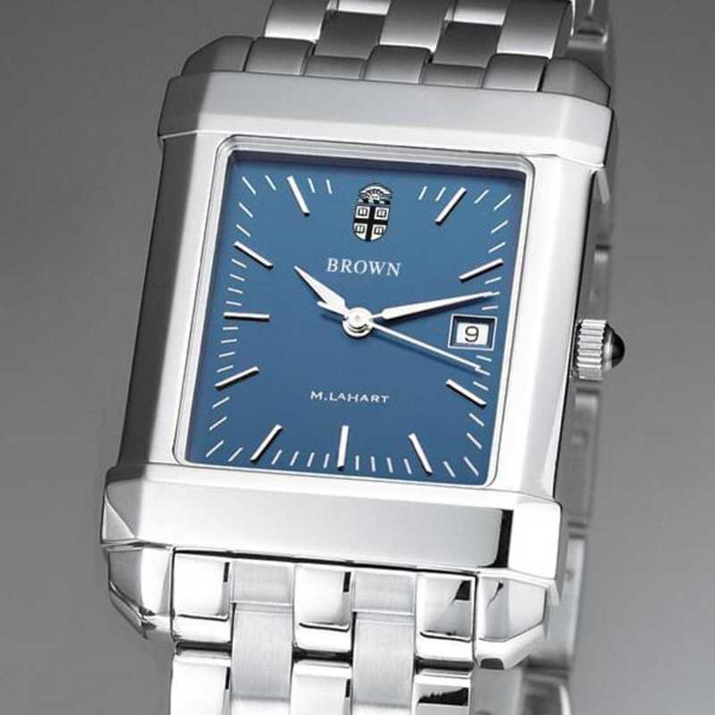 615789479949: Brown Men's Blue Quad Watch with Bracelet
