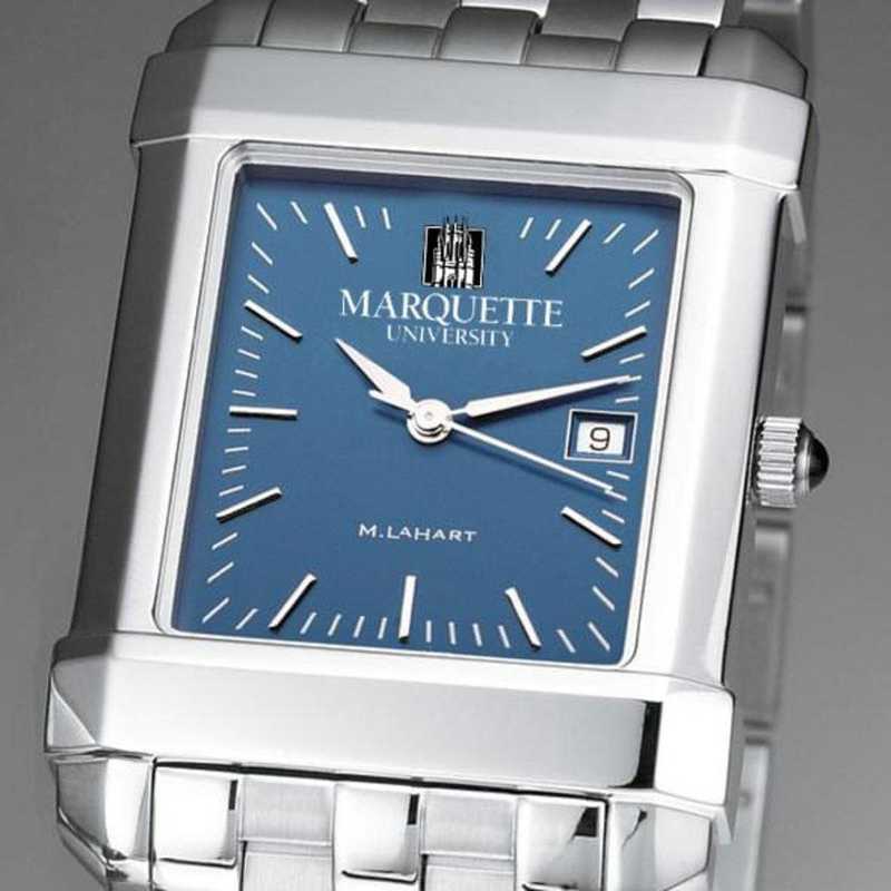 615789835301: Marquette Men's Blue Quad Watch with Bracelet