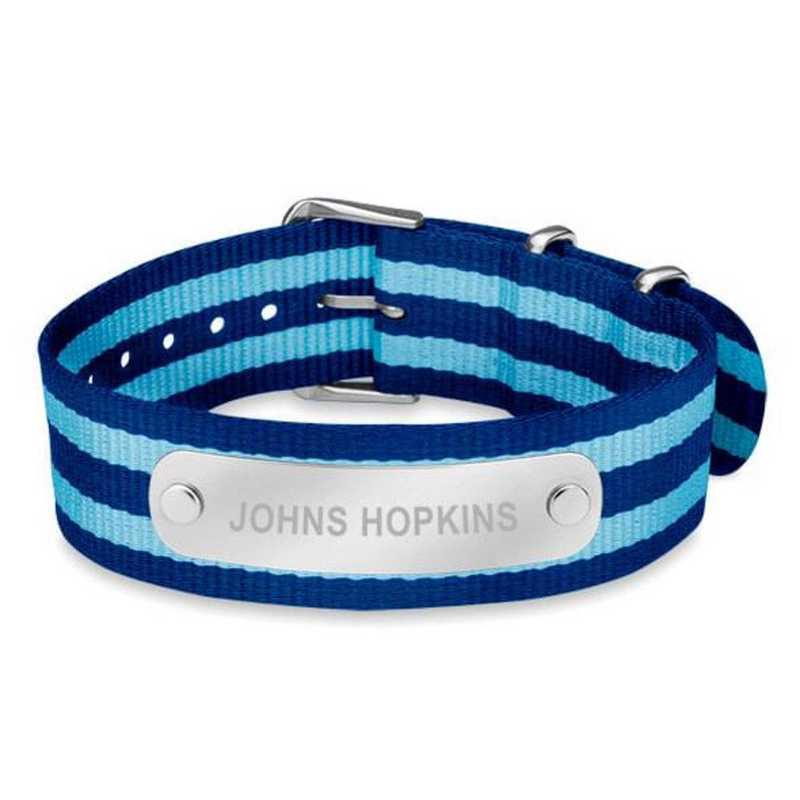 615789203957: Johns Hopkins (Size-Medium) NATO ID Bracelet
