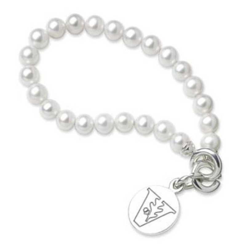 615789644682: Vanderbilt Pearl Bracelet W/ Sterling Charm