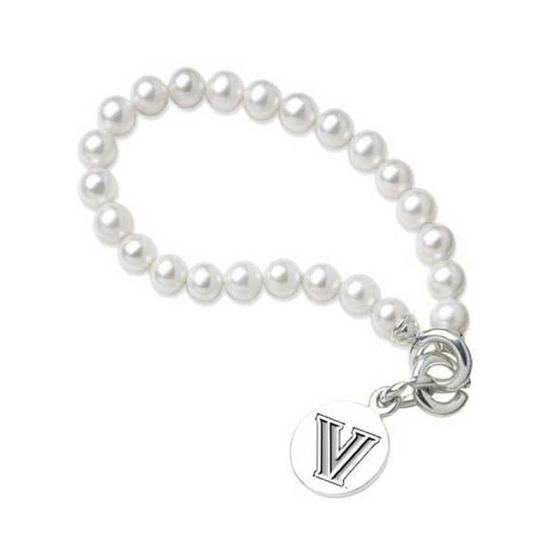 615789797203: Villanova Pearl Bracelet W/ Sterling Charm