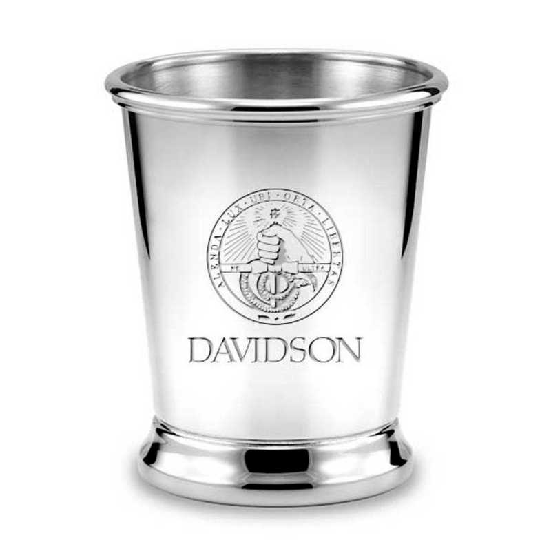 615789114963: Davidson College Pewter Julep Cup by M.LaHart & Co.
